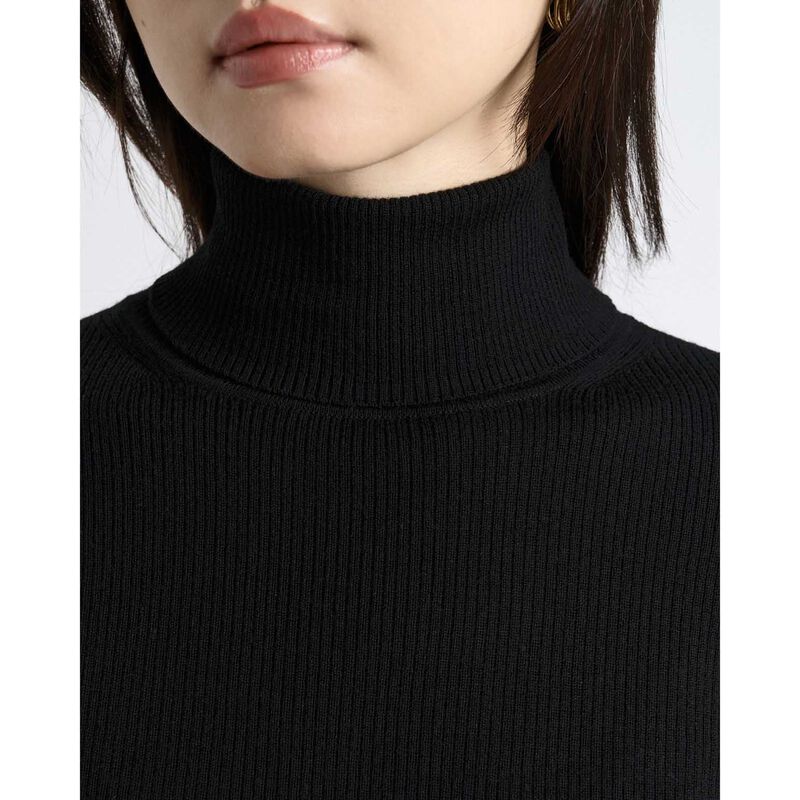 Cue Merino Turtle Neck Ribbed Knit image number 8